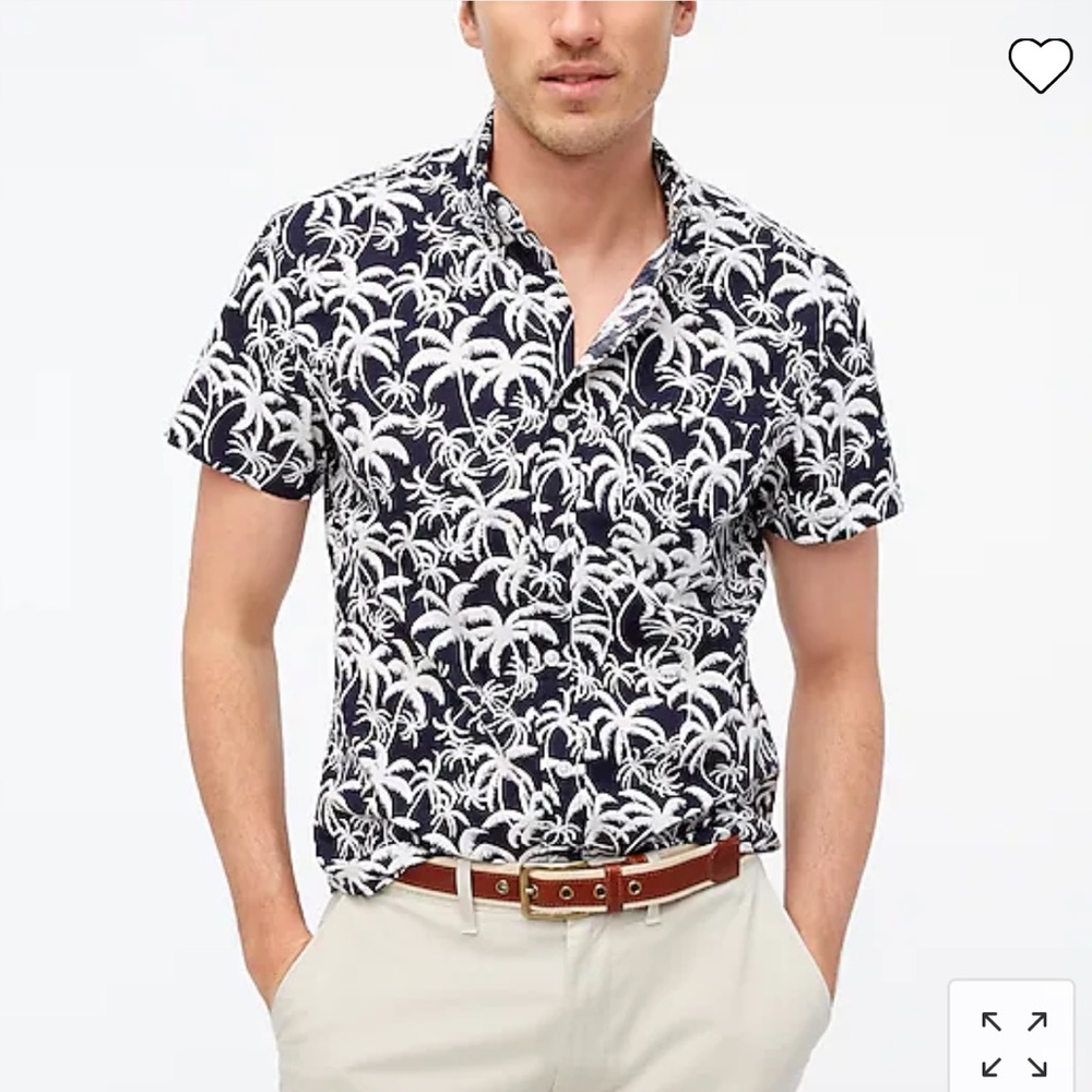 NWT J. Crew Factory Slim Short Sleeve Shirt